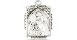 [0804TESS] Sterling Silver Saint Therese Medal