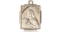 [0804TGF] 14kt Gold Filled Saint Theresa Medal