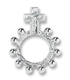 [HI-958] Silver Color Rosary Ring