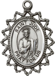 [1619JSS] Sterling Silver Saint Jude Medal