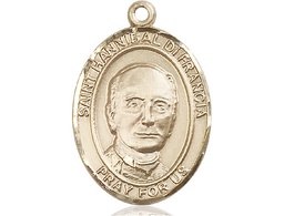 [7327KT] 14kt Gold Saint Hannibal Medal