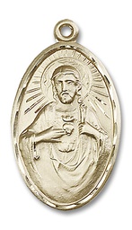 [1654GF] 14kt Gold Filled Scapular Medal