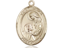 [7359KT] 14kt Gold Saint Paula Medal