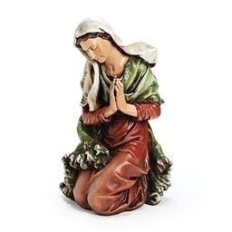 [RO-35022] 39&quot; Scale Mary Fig Painted - Christmas