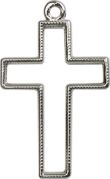 [1708SS] Sterling Silver Cross Medal