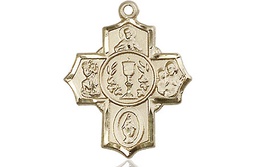 [2004GF] 14kt Gold Filled Communion 5-Way Medal