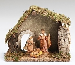 [RO-54710] 3pc. Nativity Figure 5pc - Christmas