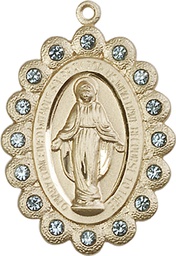 [2010AGF] 14kt Gold Filled Miraculous Medal