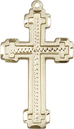 [6039GF] 14kt Gold Filled Cross Medal