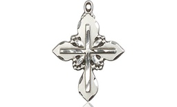 [6061SS] Sterling Silver Cross Medal