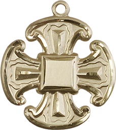 [6067GF] 14kt Gold Filled Cross Medal