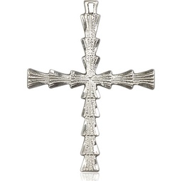 [6068SS] Sterling Silver Cross Medal