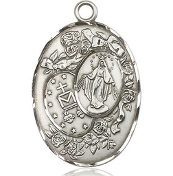 [5681SS] Sterling Silver Miraculous Medal