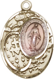 [5683EPGF] 14kt Gold Filled Miraculous Medal