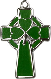 [5693SS] Sterling Silver Celtic Cross Medal