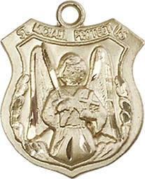 [5697GF] 14kt Gold Filled Saint Michael the Archangel Medal