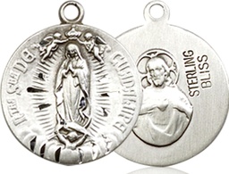 [4228SS] Sterling Silver Our Lady of Guadalupe Medal