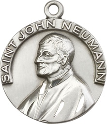 [4230SS] Sterling Silver Saint John Neumann Medal