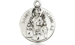 [4244SS] Sterling Silver Saint Nicholas Medal