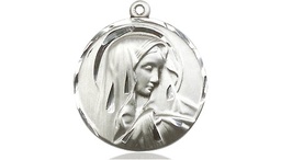 [4249SS] Sterling Silver Sorrowful Mother Medal