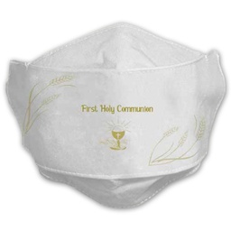 [MSK136CS]  Child Sized First Holy Communion Face Mask - Communion