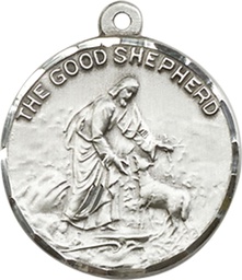 [4264SS] Sterling Silver Good Shepherd Medal