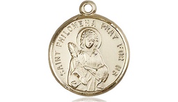 [4267GF] 14kt Gold Filled Saint Philomena Medal
