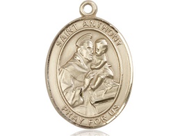[7004GF] 14kt Gold Filled Saint Anthony of Padua Medal