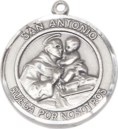 [7004RDSPSS] Sterling Silver San Antonio Medal