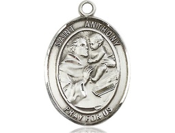 [7004SS] Sterling Silver Saint Anthony of Padua Medal