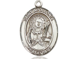 [7005SS] Sterling Silver Saint Apollonia Medal
