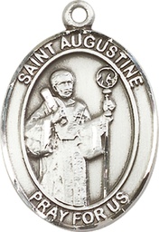 [7007SS] Sterling Silver Saint Augustine Medal