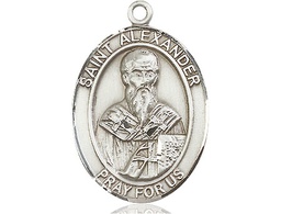 [7012SS] Sterling Silver Saint Alexander Sauli Medal