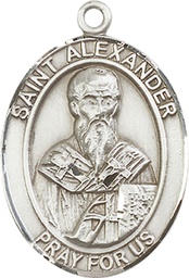 [7012SS] Sterling Silver Saint Alexander Sauli Medal