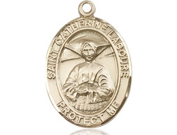[7021GF] 14kt Gold Filled Saint Catherine Laboure Medal