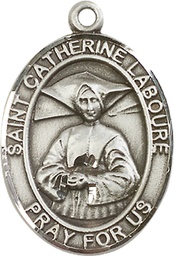 [7021SS] Sterling Silver Saint Catherine Laboure Medal