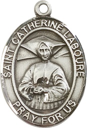 [7021SS] Sterling Silver Saint Catherine Laboure Medal