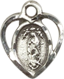 [5412SS] Sterling Silver Our Lady of la Salette Medal