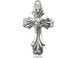 [5419SS] Sterling Silver Cross Medal