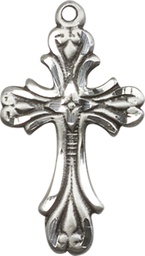 [5419SS] Sterling Silver Cross Medal