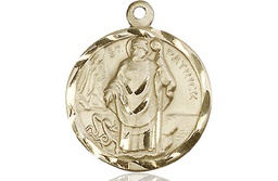 [5426GF] 14kt Gold Filled Saint Patrick Medal