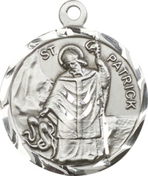 [5426SSY] Sterling Silver Saint Patrick Medal