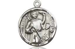 [5427SS] Sterling Silver Saint Genesius of Rome Medal
