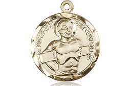 [5436GF] 14kt Gold Filled Dismas Medal
