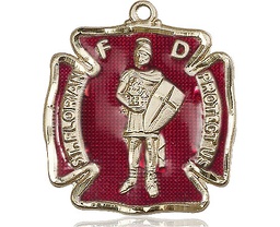 [5445EGF] 14kt Gold Filled Saint Florian Medal