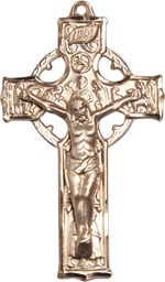 [5460GF] 14kt Gold Filled Celtic Crucifix Medal