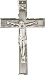 [5639SS] Sterling Silver Crucifix Medal