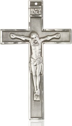 [5639SS] Sterling Silver Crucifix Medal