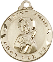 [5651GF] 14kt Gold Filled Saint Jude Medal