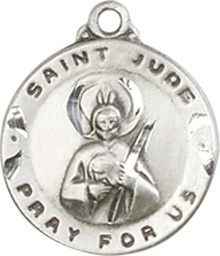 [5651SS] Sterling Silver Saint Jude Medal